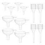 Mini Funnel Kit, 12-Piece Set: 8 Small Funnels + 4 Mini Droppers, Food-Grade PP by Unknown