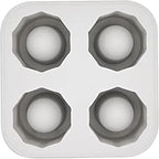 Houdini Shot Glass Ice Mold, Makes 4 Frozen Shot Glasses by Rabbit