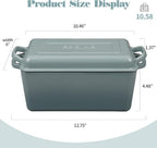 EDGING CASTING Enameled Cast Iron Dutch Oven, Oblong Bread Oven - Image 2