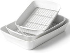 HOMBENE Casserole Dishes for Oven, Ceramic Baking Dishes Set of 3 by HOMBENE