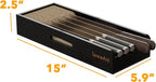 SpaceAid Knife Drawer Organizer Bamboo Insert Dock, Kitchen Steak Knives Holder - Image 5