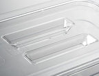 CURTA 6 Pack NSF Food Pan Cover, 1/2 Size Clear Polycarbonate Lid - Image 4