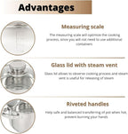 Daniks Standard 2 Quart Stainless Steel Stock Pot - Image 4
