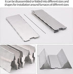 Stove Windscreen, 12 Plates Aluminum Stove Windshield - Image 6
