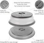 10.5" Microwave Splatter Cover for Food - Image 3
