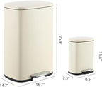 happimess HPM1006F Connor Rectangular 13-Gallon Trash Can - Image 4