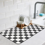 CooRug Checkered Dish Drying Mat by CooRug