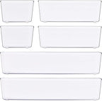 Simple Houseware Clear Drawer Organizer - Image 2