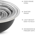 JoyJolt Stainless Steel Mixing Bowl Set - Image 3
