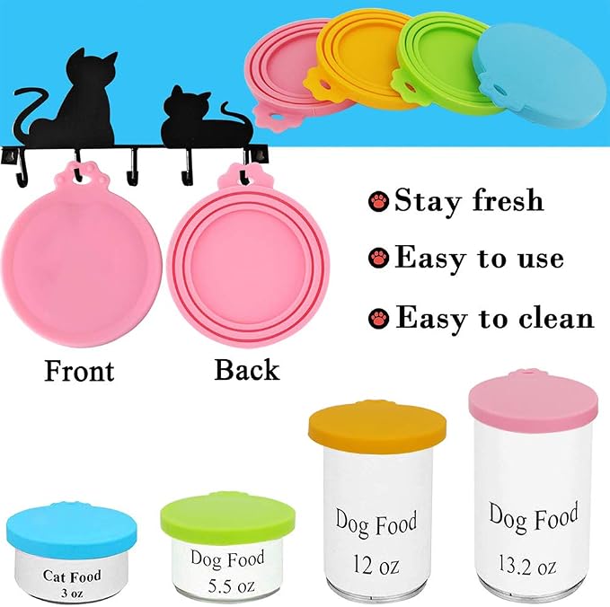 Food Can Lids, One Tin Cap Fit Most Standard Size Dog Cat Food - Image 2
