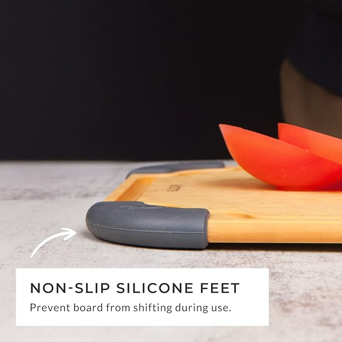 Elihome Essential Series 2-in1 Wood Cutting Board Set - Image 2