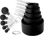 Measuring Cups and Spoons Set, 10-Piece Stackable Kitchen Tools by Unknown