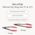 Starpack 'Get a Grip' Silicone Kitchen Tongs - Image 4