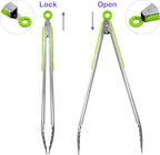 304 Stainless Steel Kitchen Cooking Tongs - Image 3