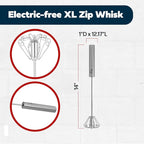 14 Inch Stainless Steel Egg Beater - Image 5
