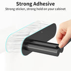 Paper Towel Holder Under Cabinet, Upgraded Dual-Rod Adhesive Paper Towel Holder - Image 4