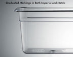 CURTA 6-Pack 1/4 Size 6" Deep NSF Polycarbonate Food Pans | Dishwasher & - Image 4