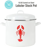 Martha Stewart 16-Quart Enamel on Steel Scratch-Resistant Lobster Stock Pot – - Image 2