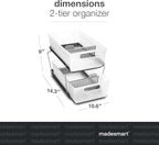 madesmart 2 Tier Bath Organizer, Undersink Storage - Image 6