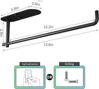 VAEHOLD Self Adhesive Paper Towel Holder Under Cabinet Mount, Wall Mounted - Image 3