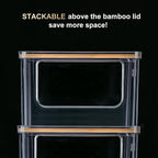 Hudgan Stackable Storage with Bamboo Top - Image 4