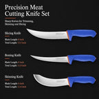 DRAGON RIOT 3 Pcs Butcher Knife Set, Stainless Steel Boning & Carving Knives - Image 6