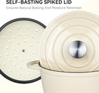 Miereirl 4.5 Quart Enameled Dutch Oven Pot - Image 5