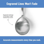 Misen Measuring Chef Spoon – Stainless Steel Cooking Spoon - Image 3