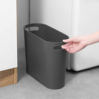 rejomiik Small Trash Can, 3.5 Gallon Slim Garbage Can Plastic Waste Basket - Image 2