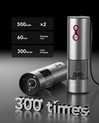 FORLIM Rechargeable Electric Salt and Pepper Grinder Set, Dual-Speed Control - Image 2