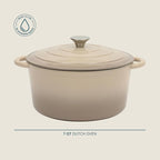 Gibson Home Addlestone 7 Qt Enameled Cast Iron Dutch Oven Pot - Image 2