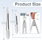 Premium Stainless Steel Heat Resistant Kitchen Tongs - Image 2