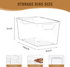 12 Pack Middle Organizers and Storage, Pantry Organization and Storage Bins - Image 2