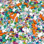 Manvscakes Sprinkles- Edible Cake and Cupcake Sprinkles with Assorted Shapes and Sizes for Parties, Metallic Sprinkle Mix for Cookies, Ice Cream, Cake and Cupcake Decorating, 4 oz (Pastel Easter) - Image 2