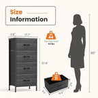 Sweetcrispy Nightstand Small Bedroom Dresser - Image 3