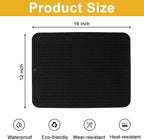 Silicone Dish Drying Mat for Kitchen Counter Eco-Friendly Fast Dry Dish Mat - Image 3