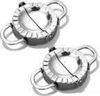 Stainless Steel Dumpling Ravioli Maker Press, 2 Pack Pierogi Mold by Drincarier