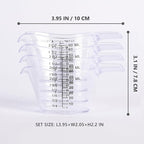 4 Pack Small Measuring Cups, 2oz/60ml Mini Measuring Cup - Image 4