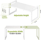 DOLALIKE Expandable Kitchen Countertop Organizer, Stackable Cabinet Shelf - Image 2
