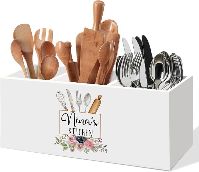 Nina Gifts Kitchen Utensil Holder, Mothers Day Birthday Gift by Unknown