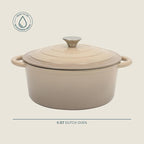Gibson Home Addlestone 5 Qt Enameled Cast Iron Dutch Oven Pot - Image 2