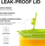 LocknLock Aqua Fridge Door Water Jug | Clear Pitcher | BPA Free Plastic Pitcher - Image 2