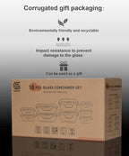 S SALIENT 18 Piece Glass Food Storage Containers - Image 8