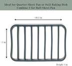 The Silicone Kitchen Silicone Roasting Rack Pan Extra Large, Dishwasher Safe - Image 7