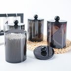 XIPENGKEJI 4 Pack Qtip Holder, Canister Apothecary Jar Set, Bathroom Jars - Image 6