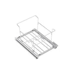 Dowell B18 Aluminum Base Wastebasket Pullout - Image 8