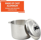 IMUSA USA Heavy Duty Cajun Aluminum Stock Pot 14 Quart - Image 3