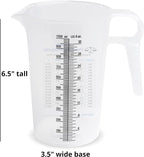 32oz Measure Pitcher with Convenient Conversion Chart – Extra Strong Food Grade - Image 9