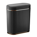ELPHECO Black Bathroom Trash Can by ELPHECOUSA