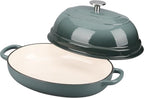 EDGING CASTING Enameled Oval Cast Iron Dutch Oven Pot - Image 4